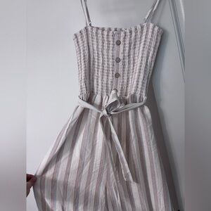 NWT Stripped Jumpsuit -Love Tree M